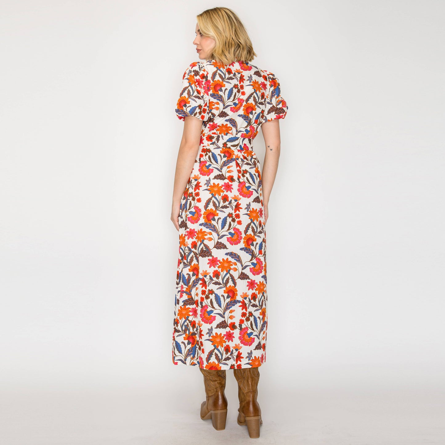 Festival Dream Shirts Midi Dress - LWD3182