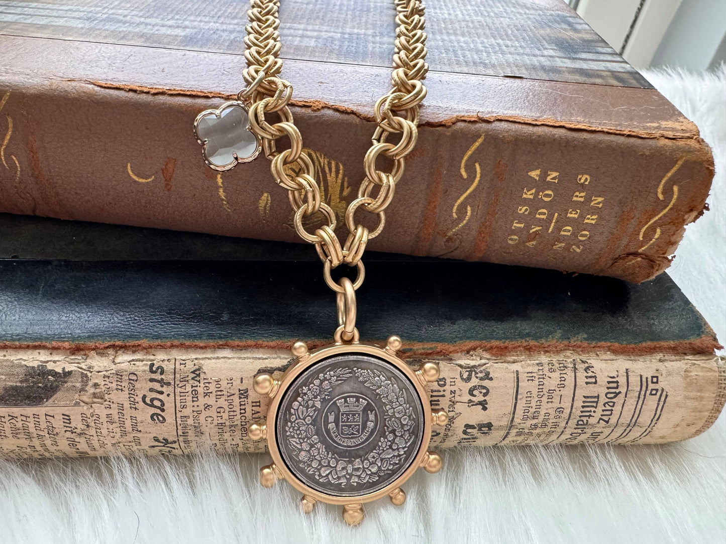 French Legacy Medallion Necklace