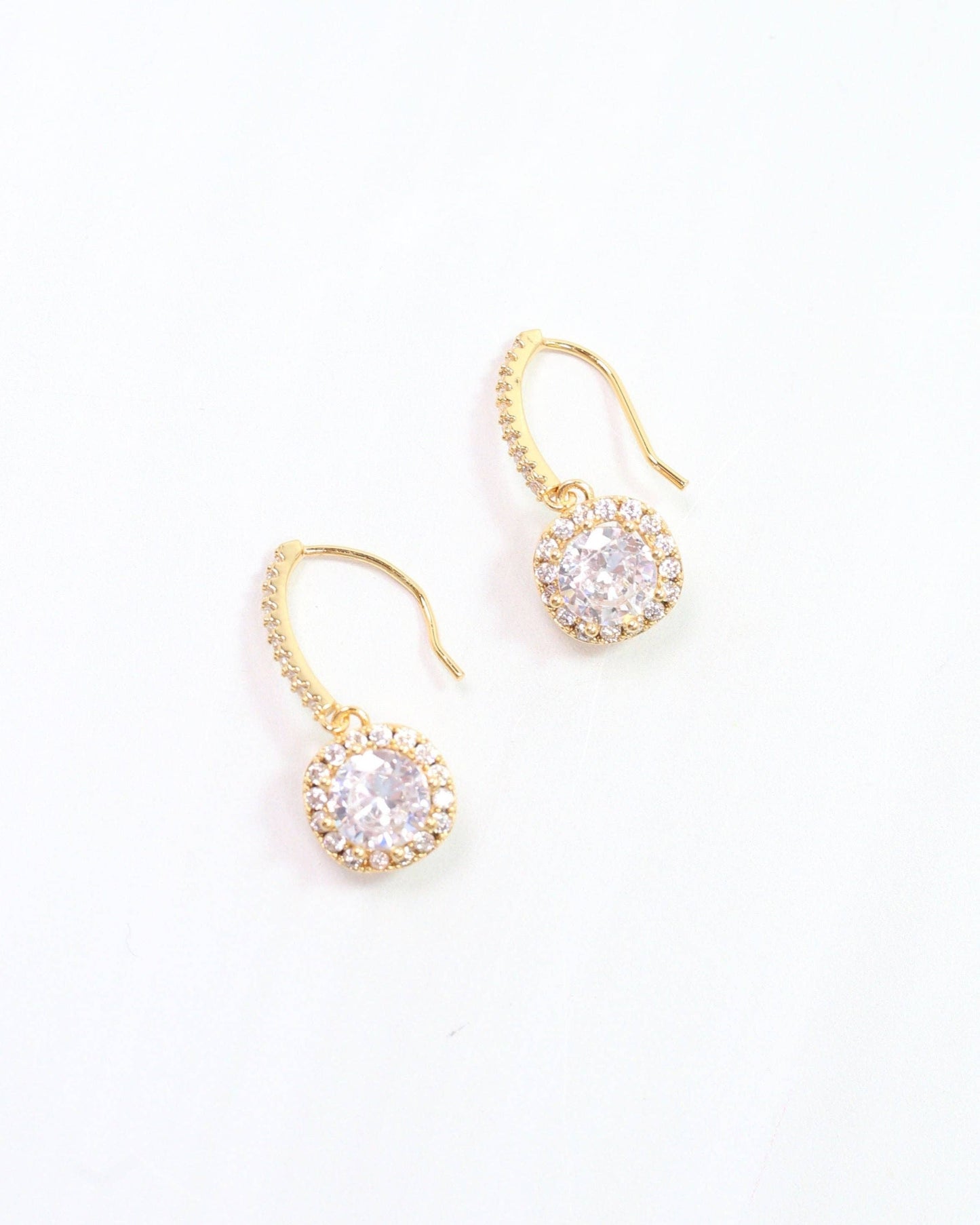 Frederika Fish Hook Earring Gold
