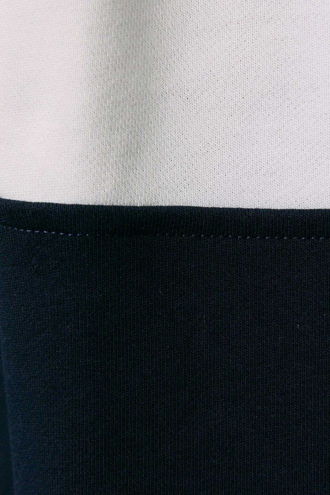 "USA" LONG SLEEVE CREW NECK COLOR BLOCKED OVERSIZED SHIRTS