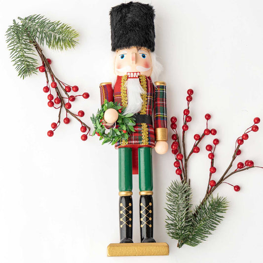 Plaid 15" Nutcracker