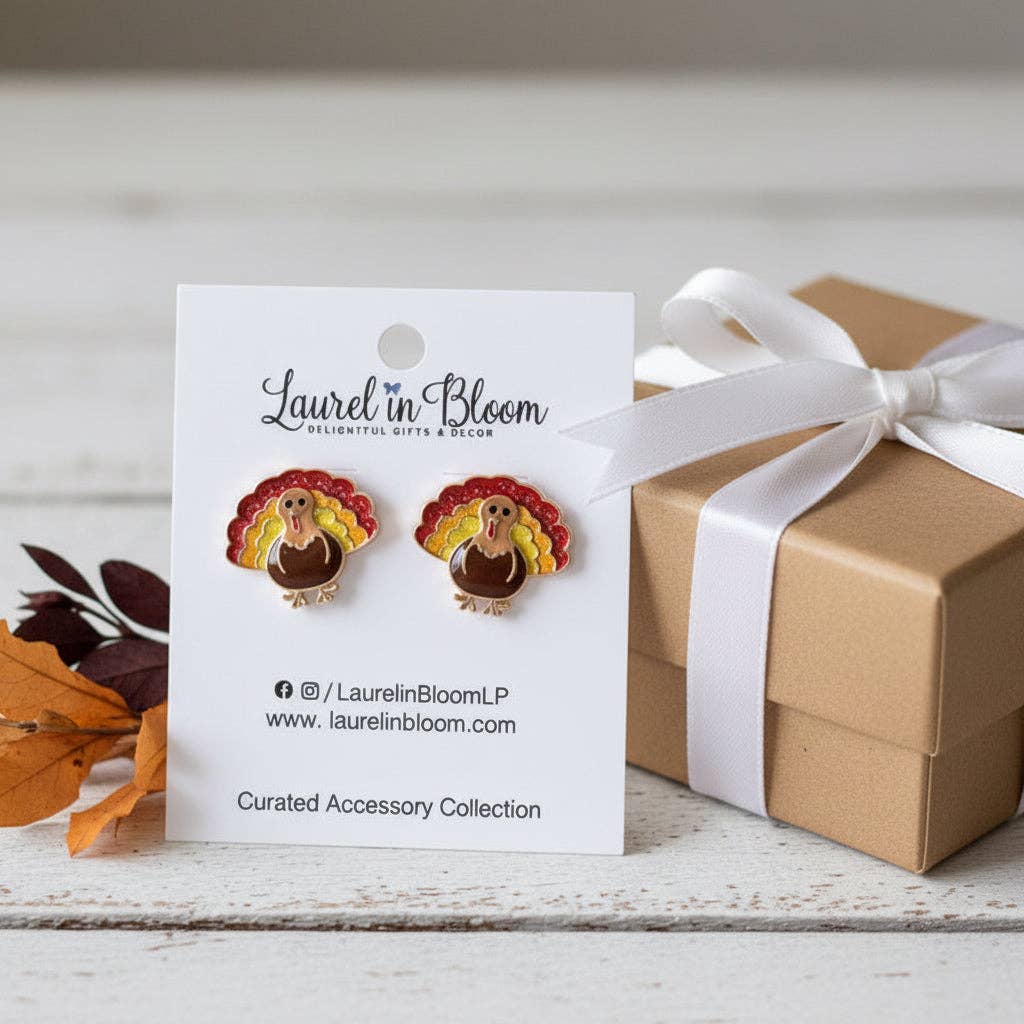 Totally Tom Turkey Earrings