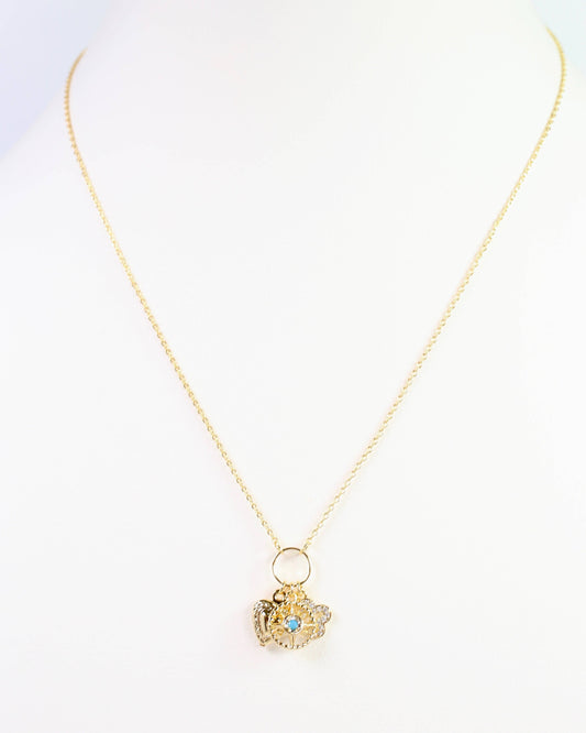 Hartgrave Heart Charm Necklace Gold