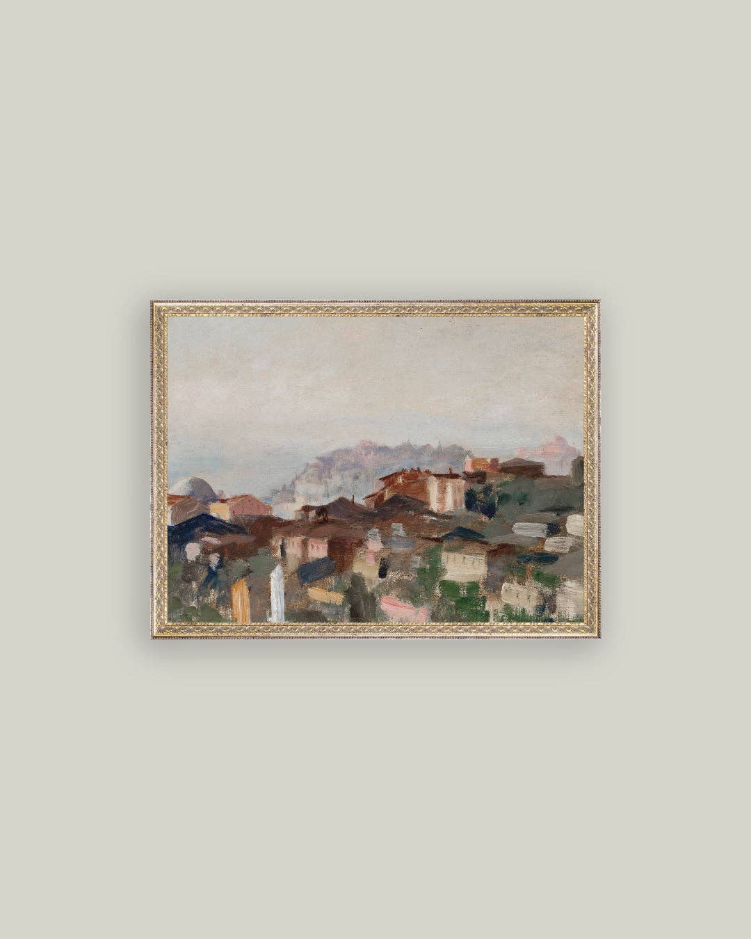 View of Constantinople Framed Antique Art