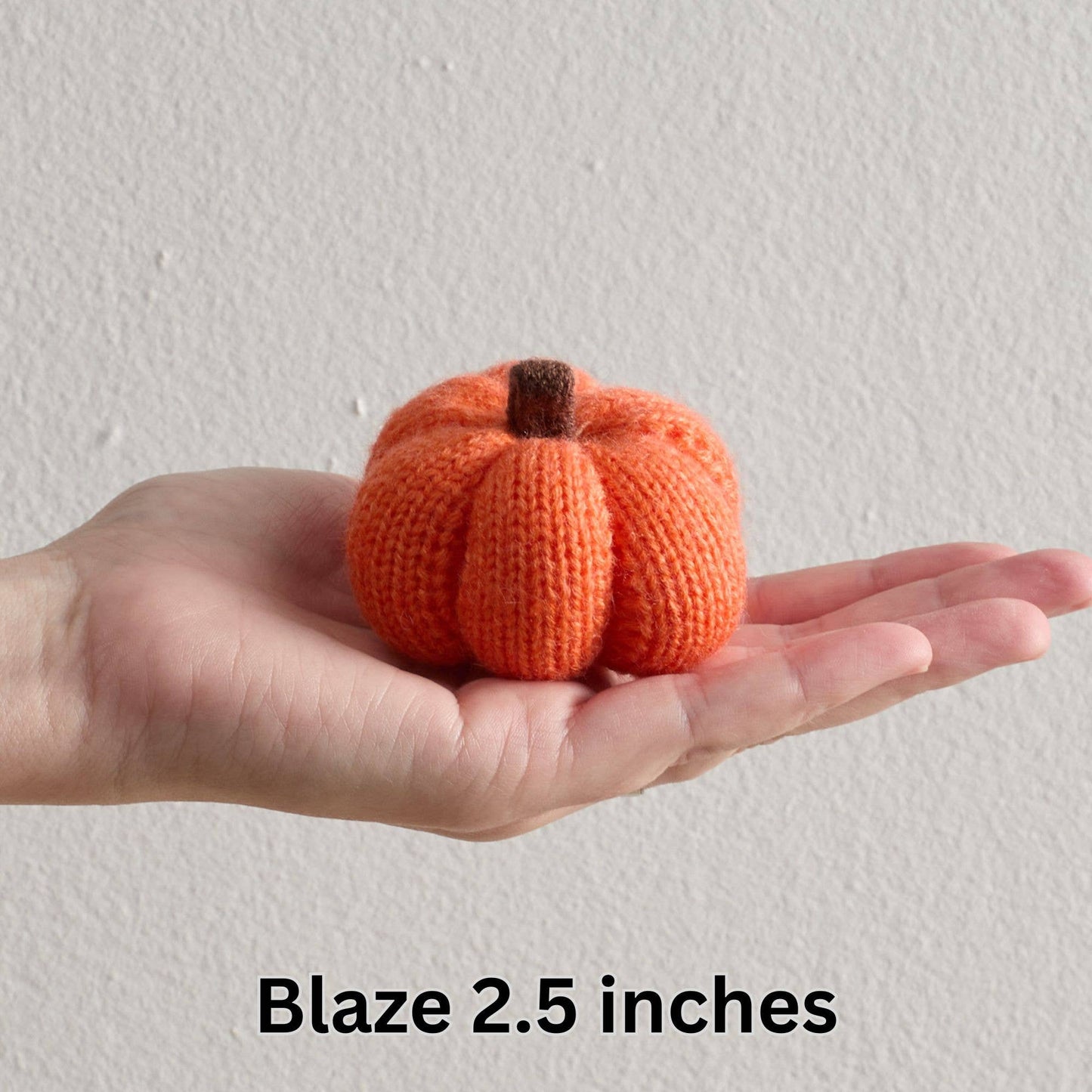 Cozy Knit Pumpkins, variegated yarns, unique autumn colors
