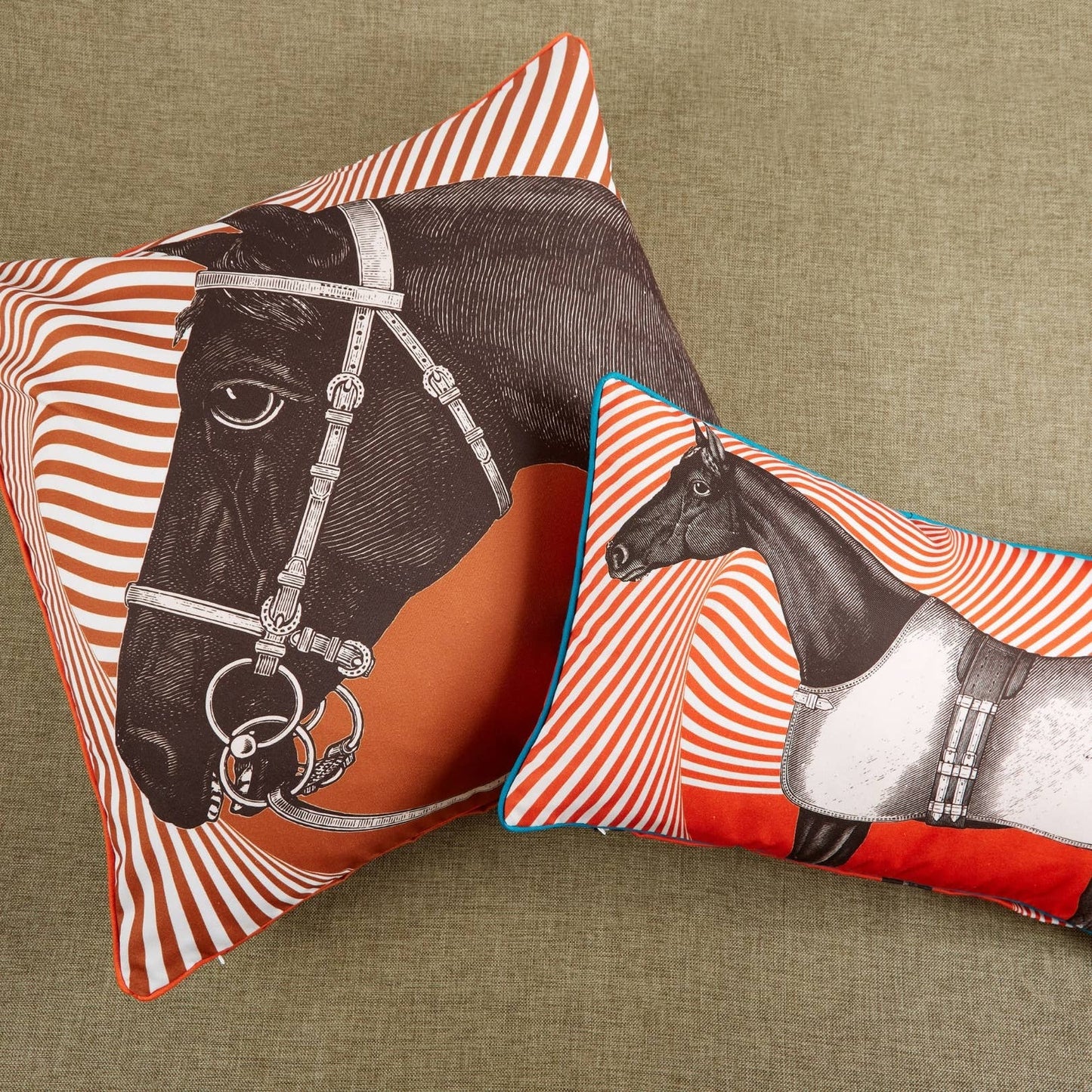 CHEVAL OPTIQUE OUTDOOR PILLOW 22"X22"