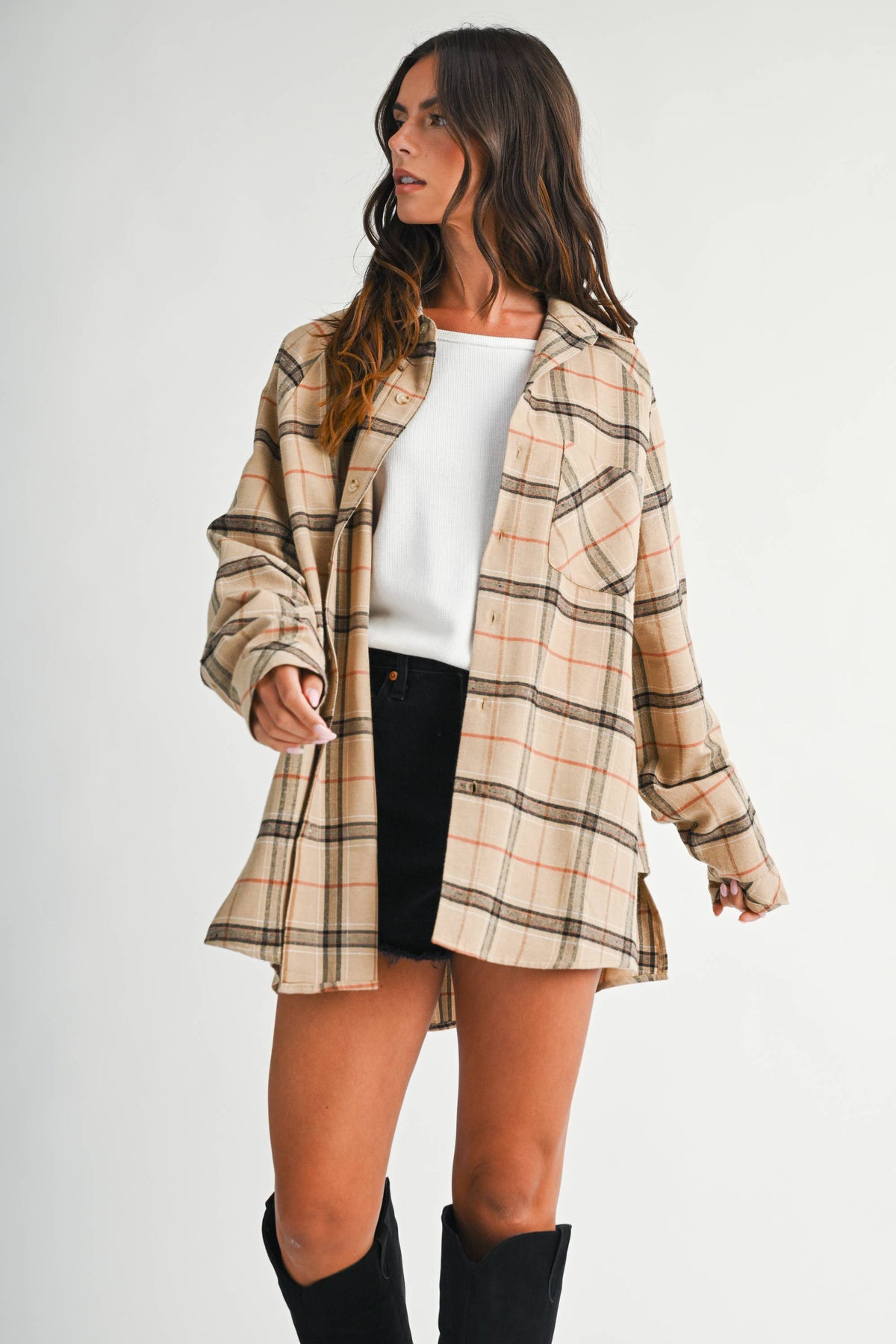 Abri Plaid Flannel Shirt