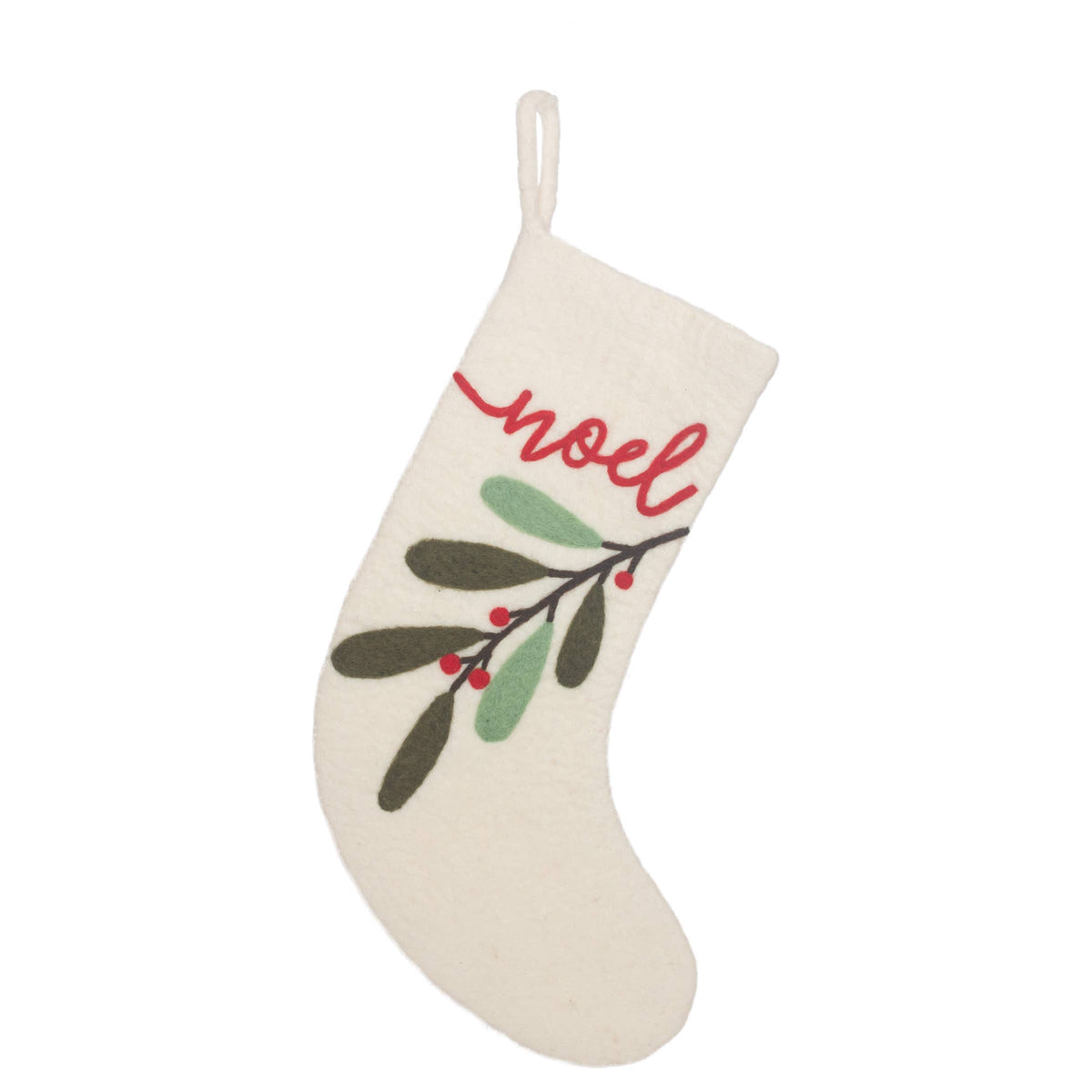 23.5" Noel Felt Stocking Christmas Décor