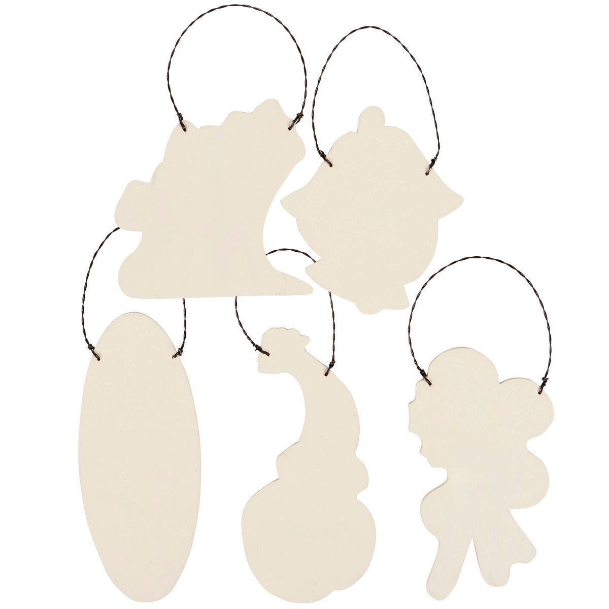 Pastel Christmas Ornament Set
