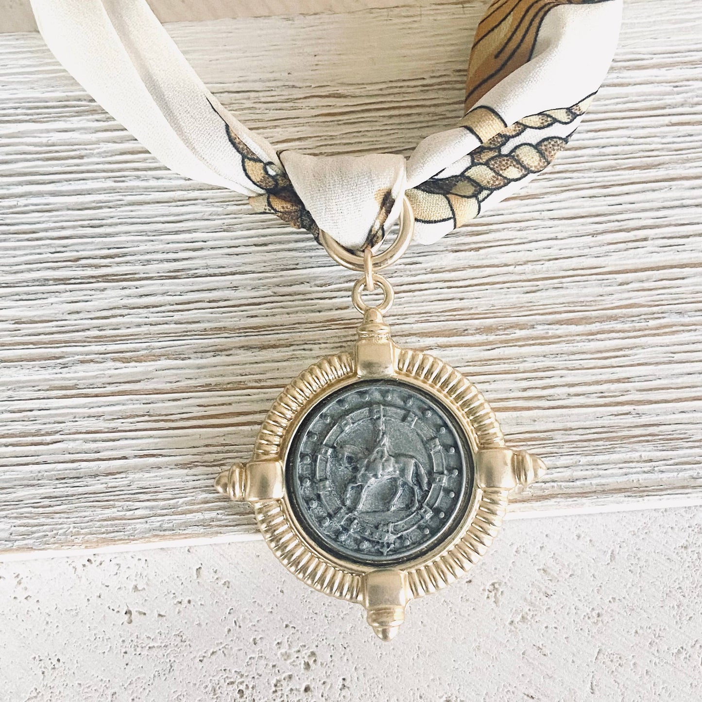 Scarf necklace charms pendants spring summer 2025