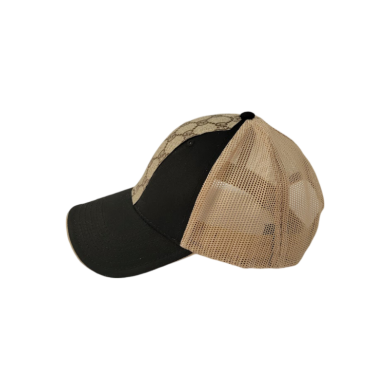 Couture Cap Trucker Hat In Upcycled LV, Gucci
