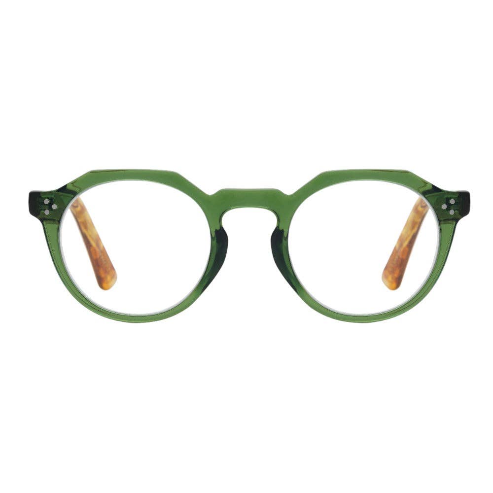 PARKER | Green | Tortoise | Blue Light