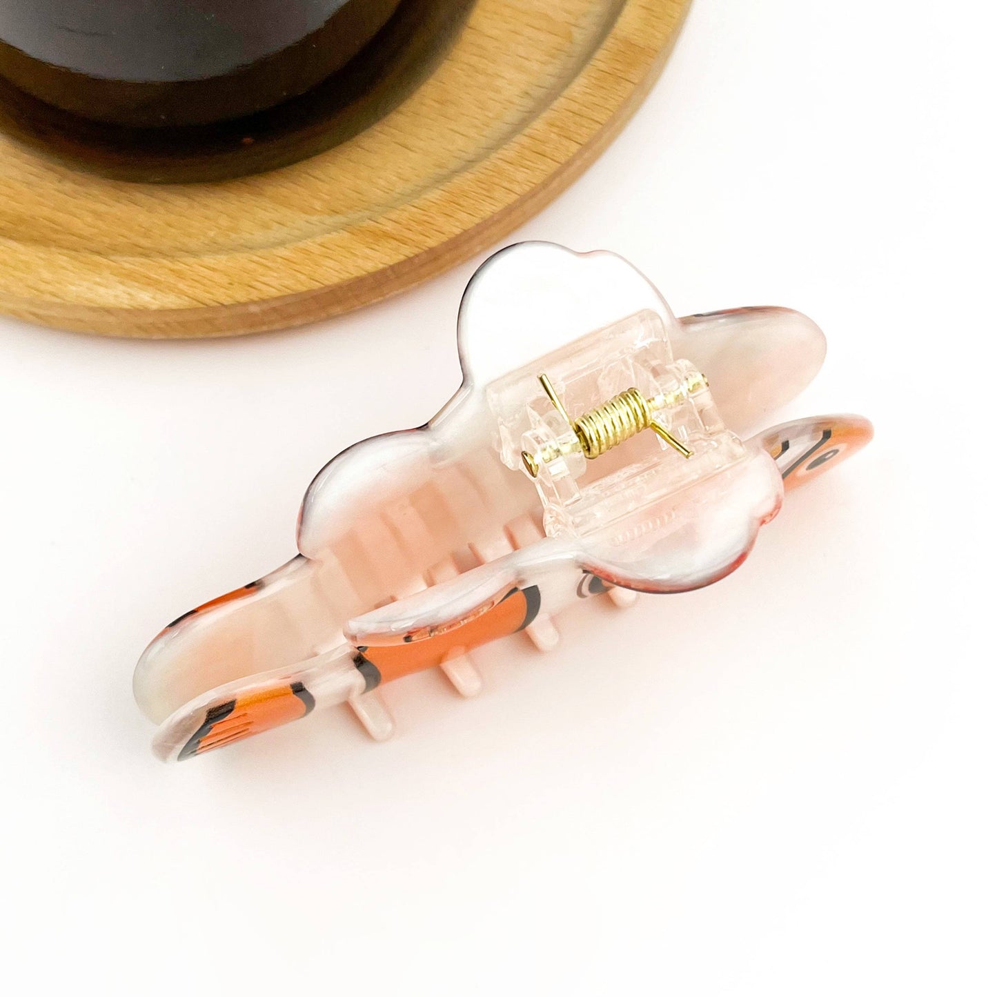 Cute Clownfish Hair Claw Clip, Orange Fish Hair Accessories