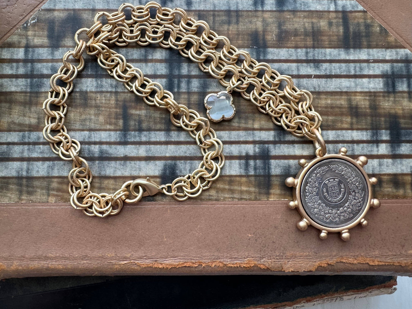 French Legacy Medallion Necklace
