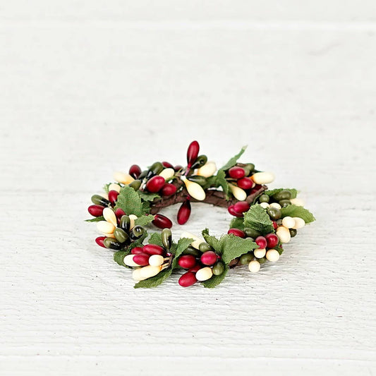 1.5in Pip Berry Taper Ring/Napkin Ring-Farmhouse