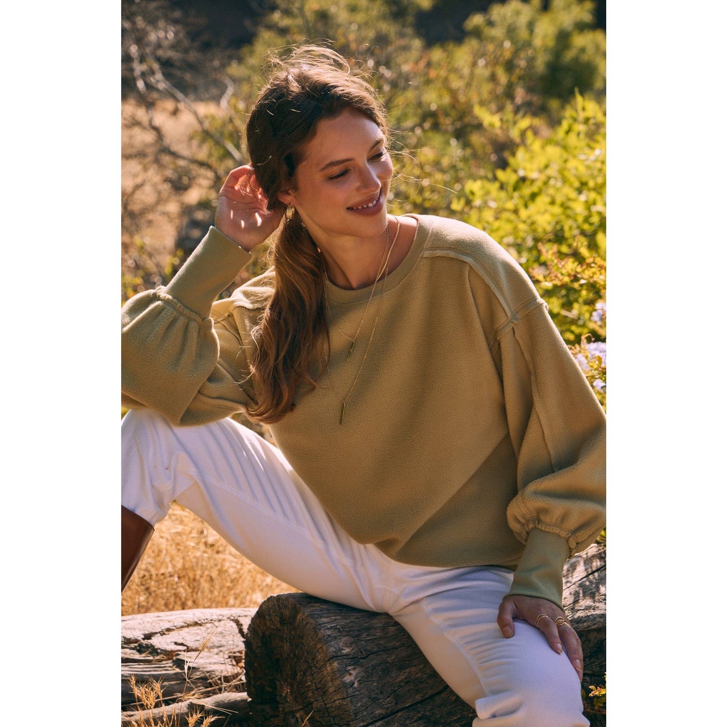 COZY ESSENTIAL FEELS LIKE A WARM HUG FUZZY FLEECE PULLOVER