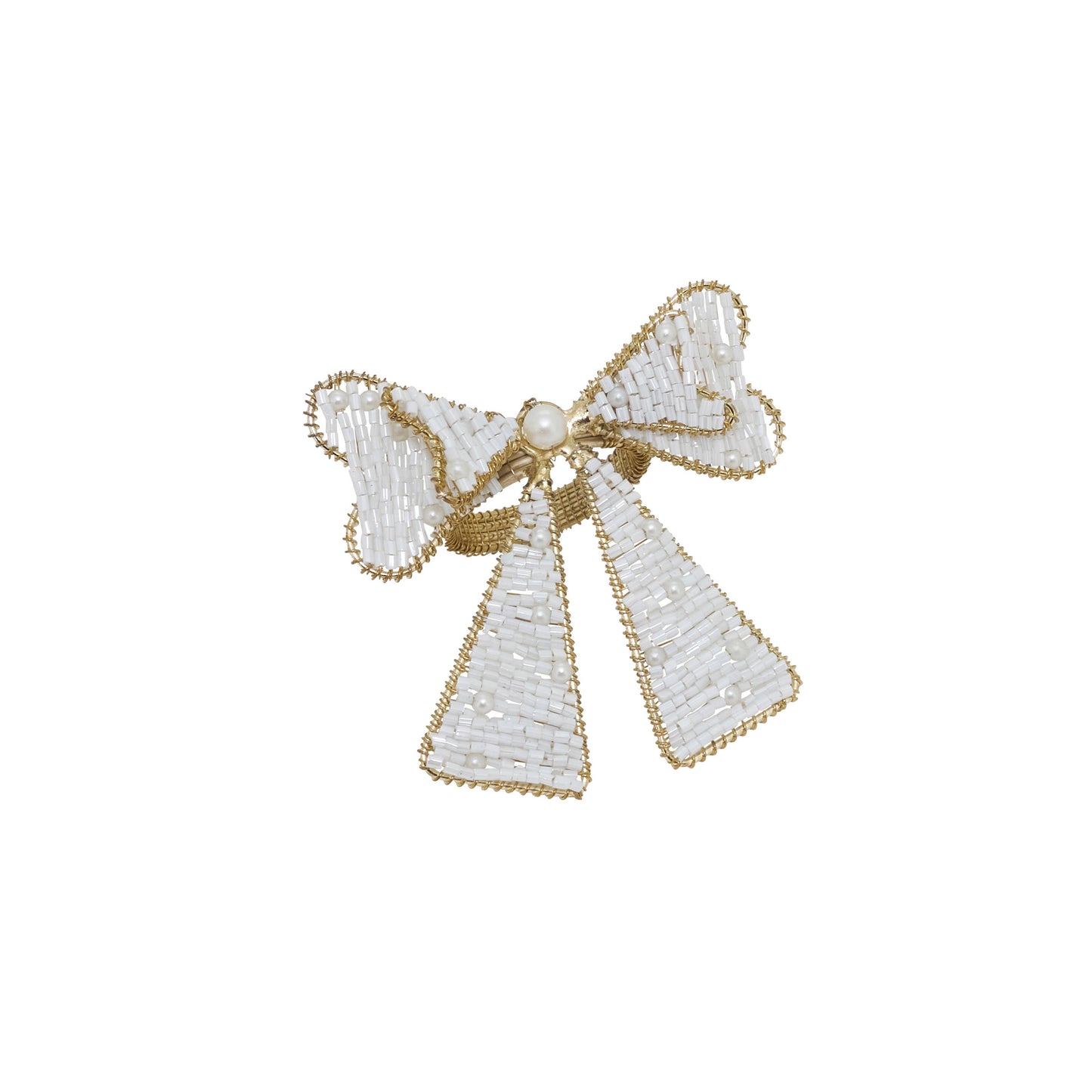 Beaded Bow Napkin Ring