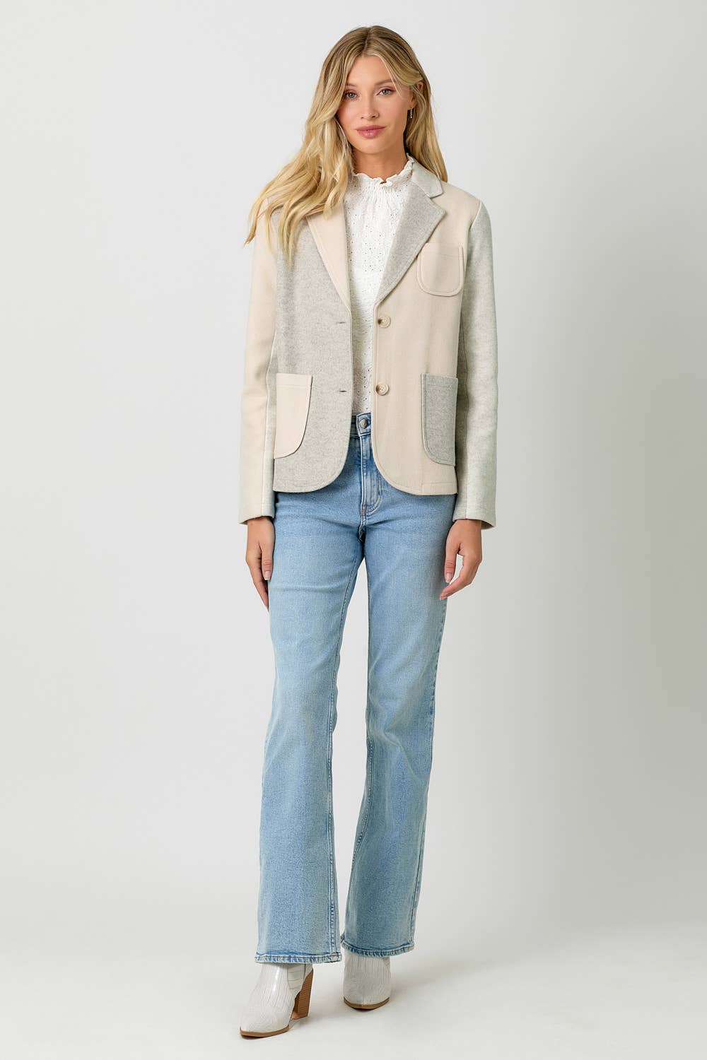 Color Blocked Sport Coat