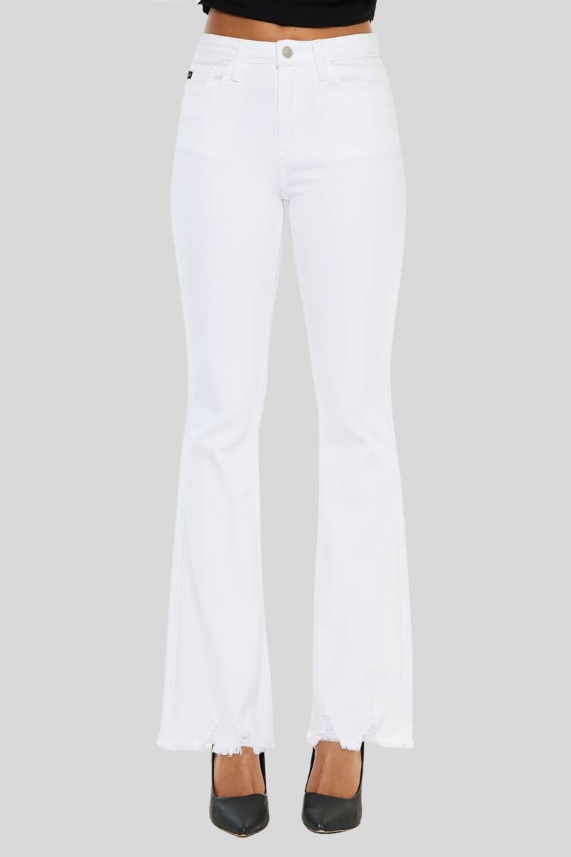 OPEN PACK HIGH RISE BOOTCUT JEANS-KC11259WT