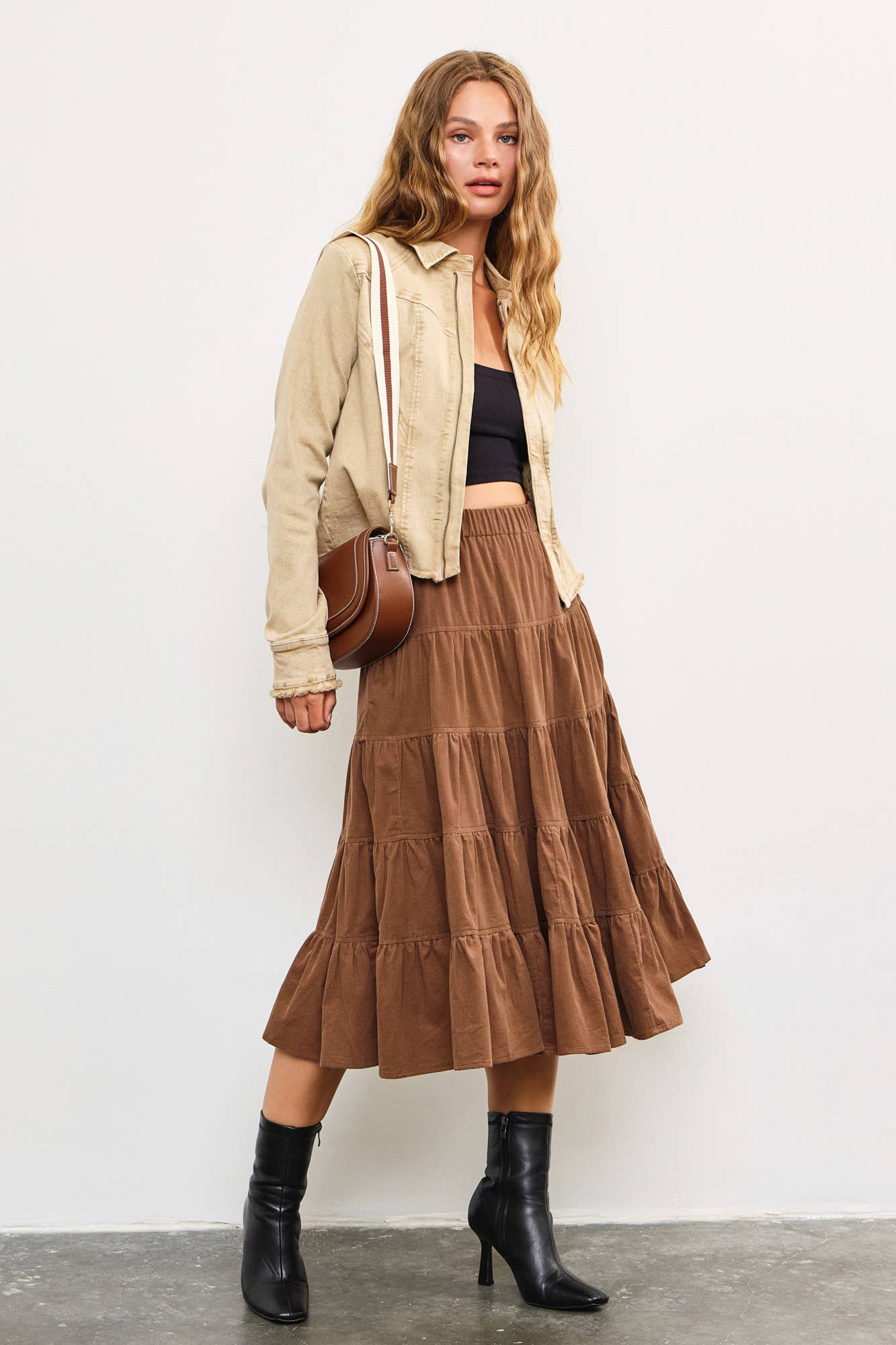 TIERED SKIRT