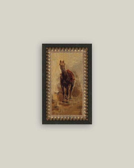 Horse Study Framed Antique Art