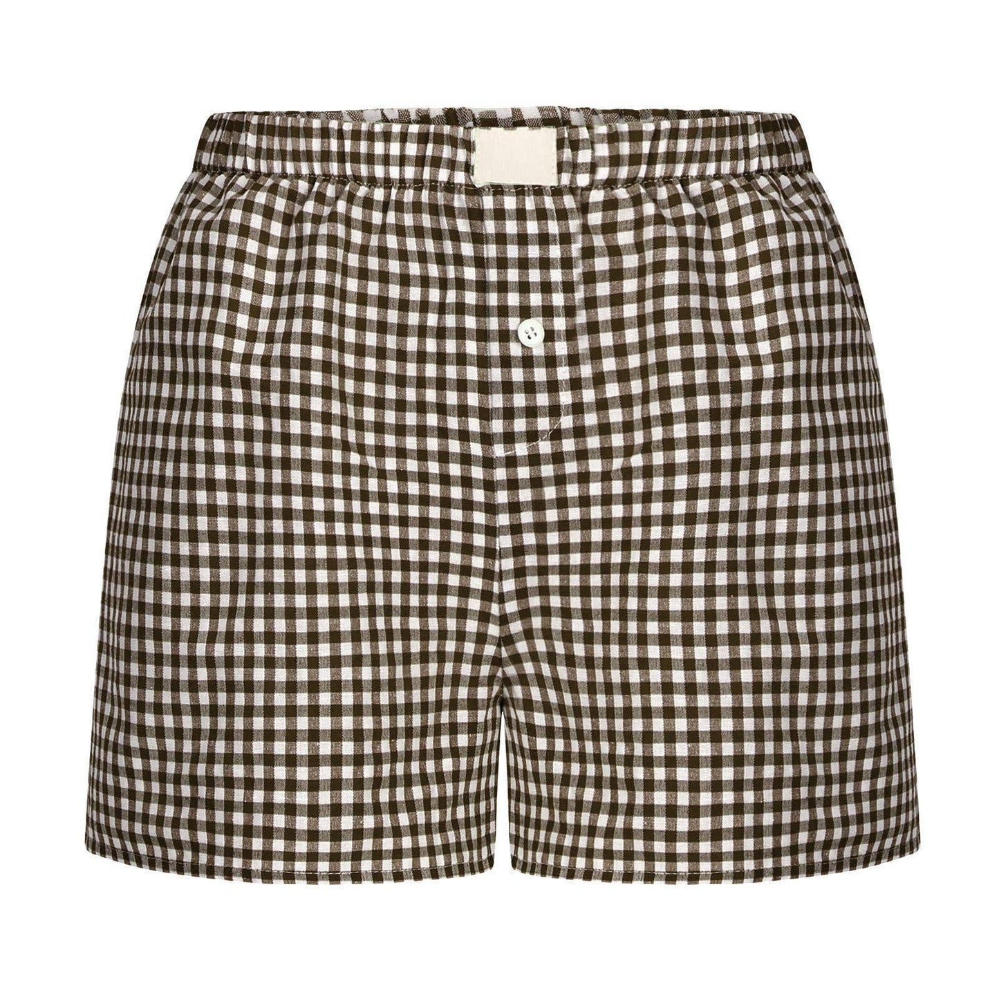 Everywhere Gingham Elastic waist Pull-On Boxer Shorts