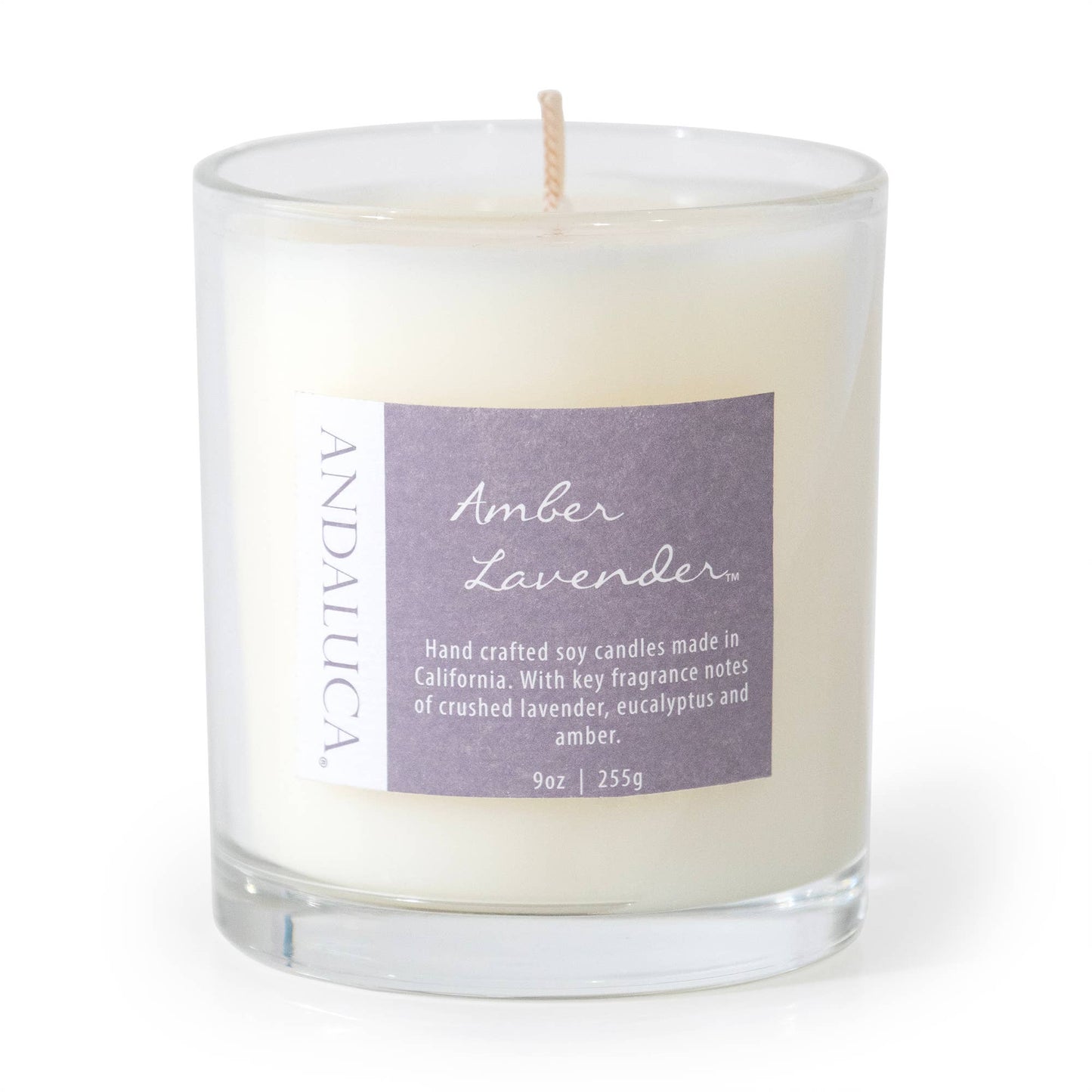 Amber Lavender 9 oz Candle