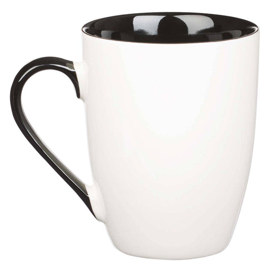 Mug White/Black Nurse Strength & Dignity Prov. 31:25