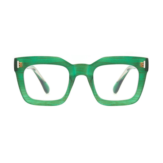 RAZ | Green and Brown Stripes | Blue Light