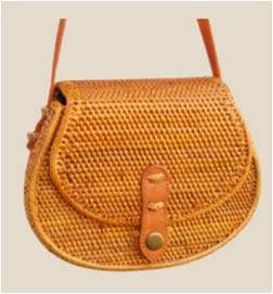 Ata Vine Saddle Bag Crossbody Bag