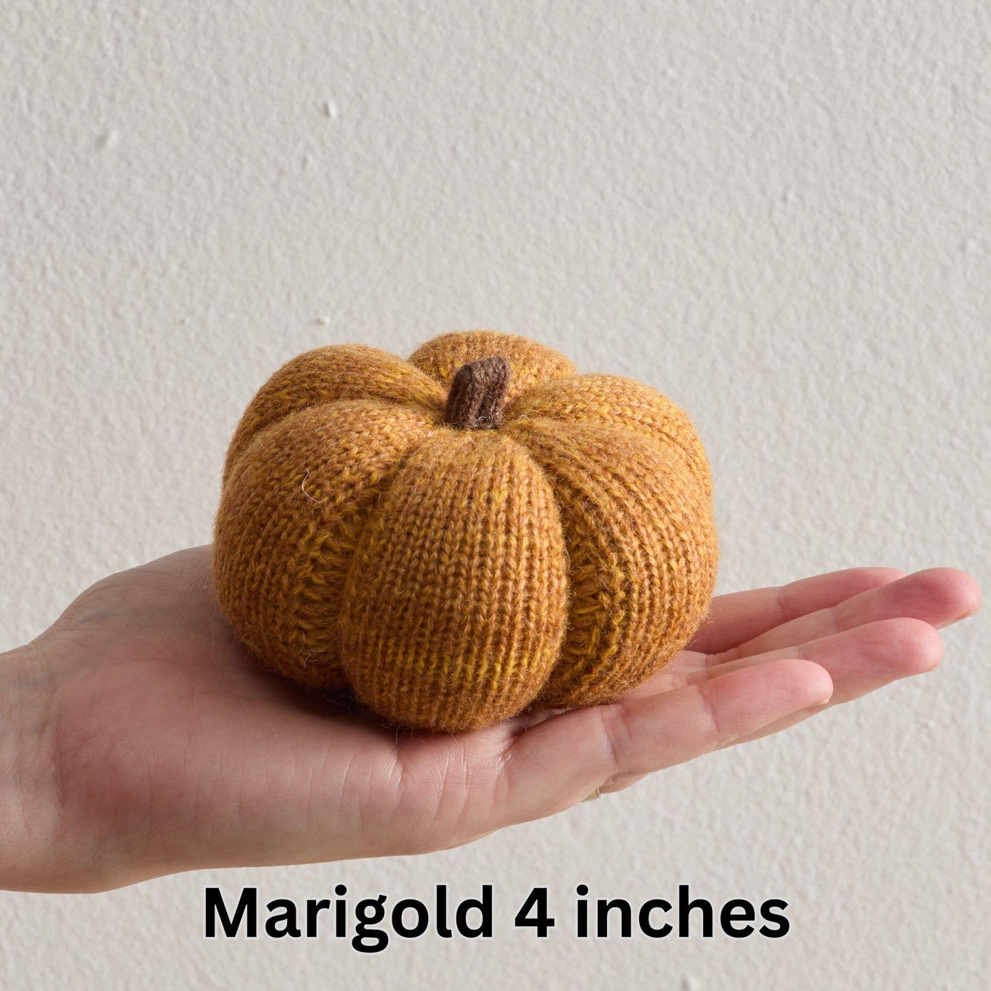 Cozy Knit Pumpkins, variegated yarns, unique autumn colors
