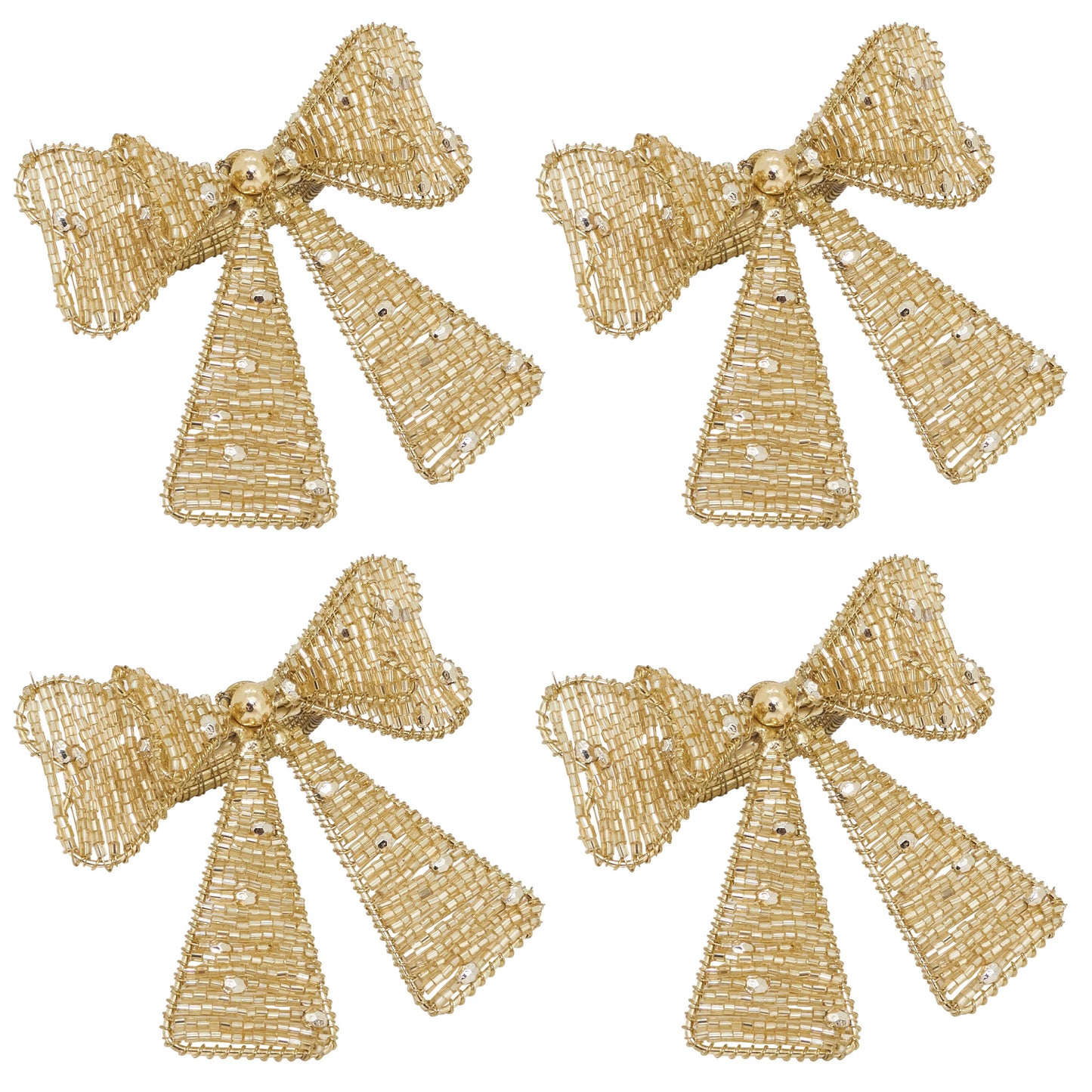 Beaded Bow Napkin Ring