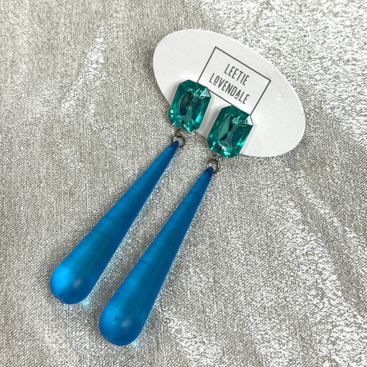 Shine On Statement Teardrop Earrings