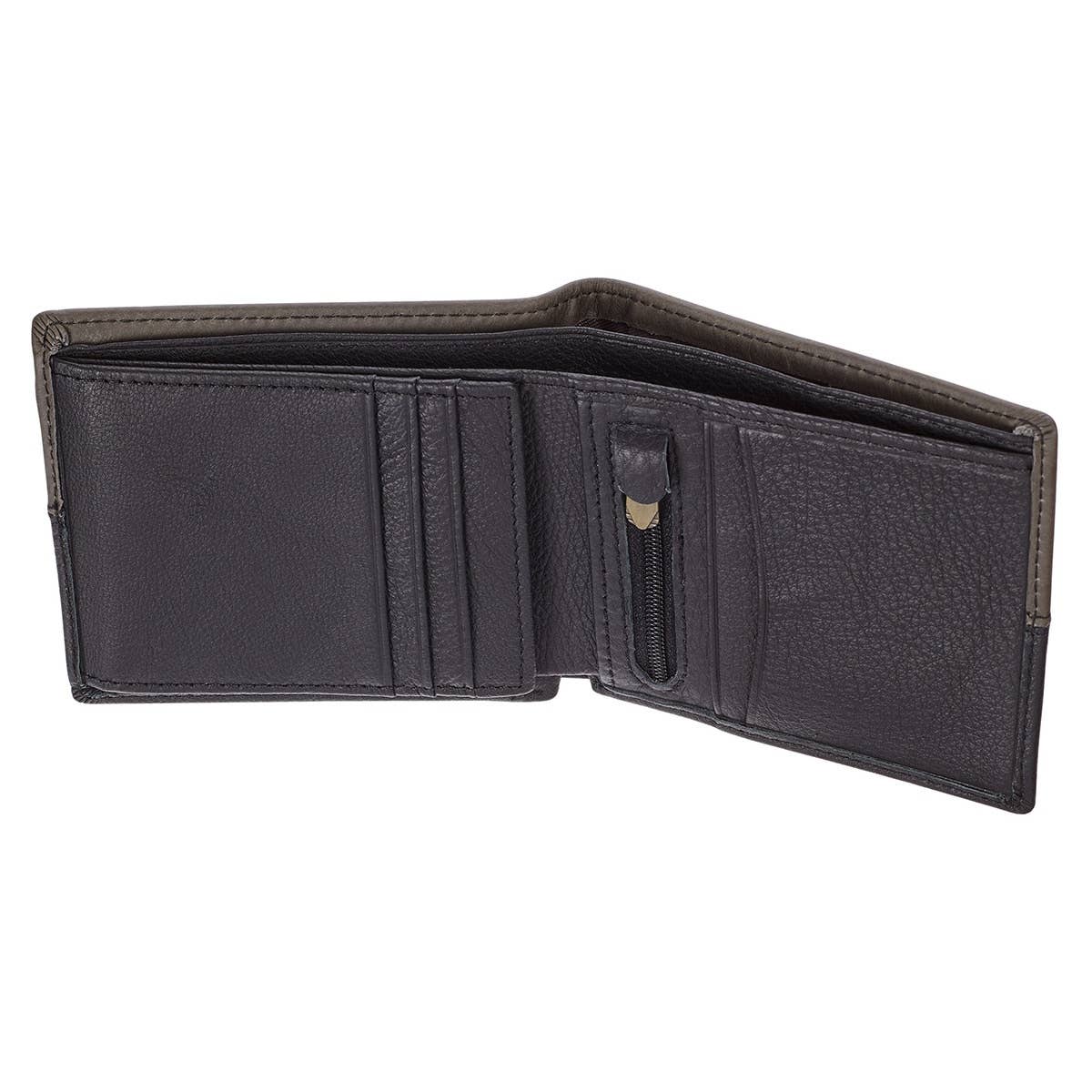 Wallet Leather Black Lion Be Strong Josh. 1:9
