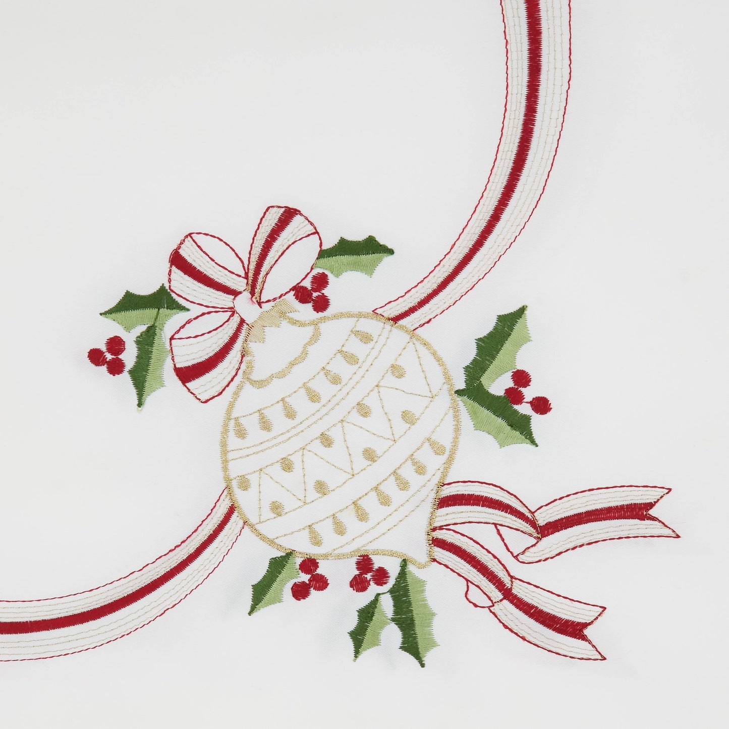 Embroidered Christmas Runner