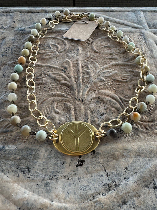 Serene Peace Layered Necklace