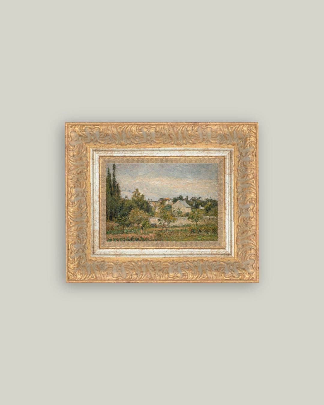 Hermitage Pontoise Framed Antique Art