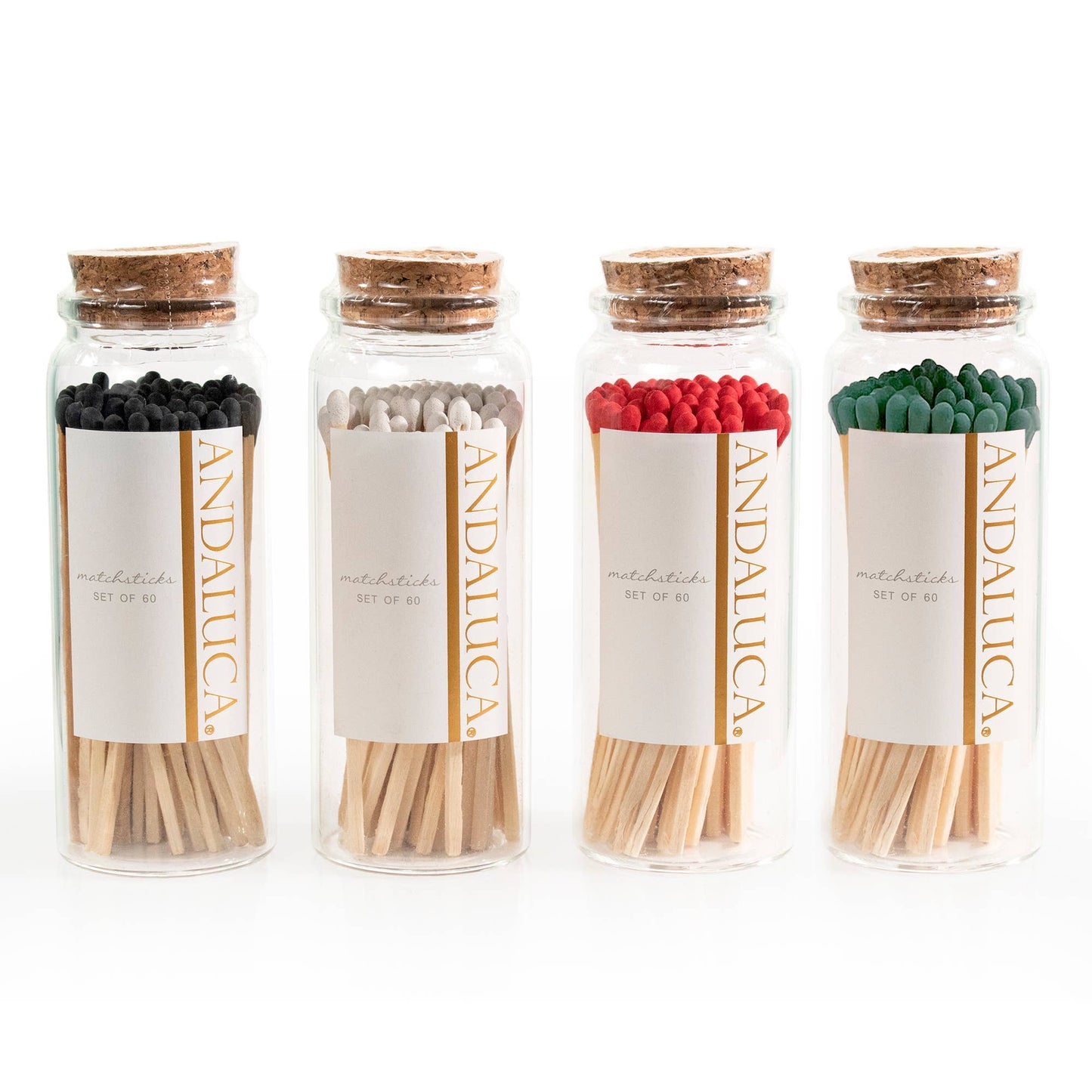 Glass Jar of 60 Wooden Matches