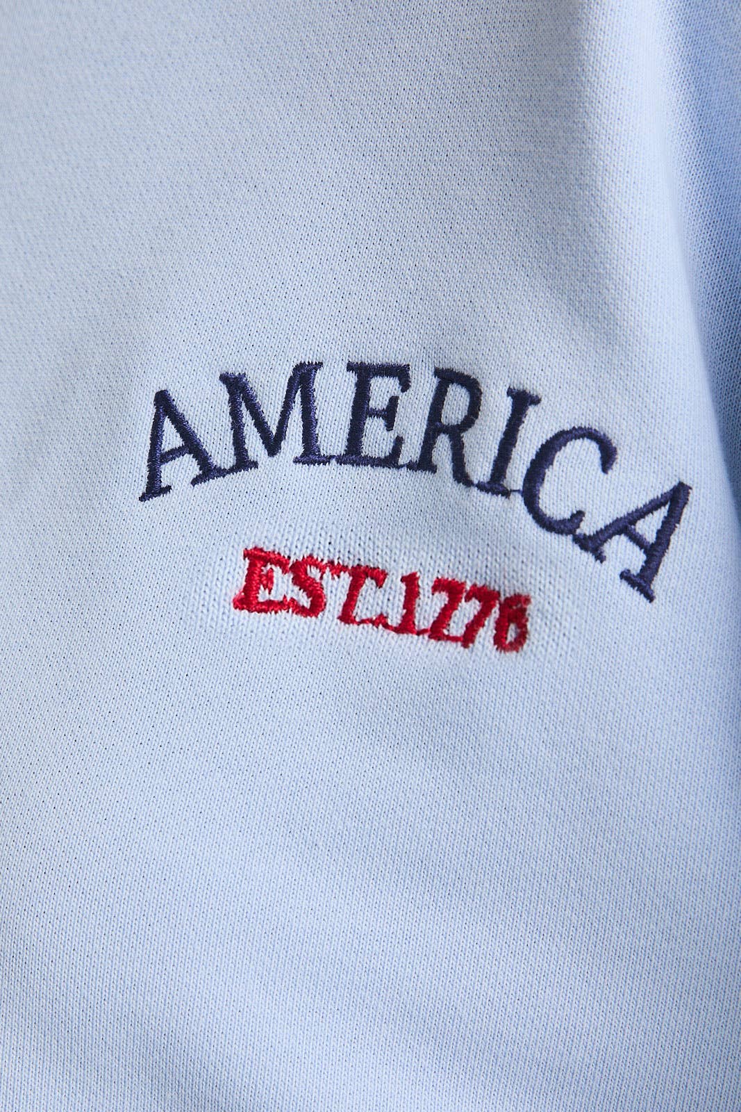 CREW NECK"USA"GRAPHIC SWEATSHIRT