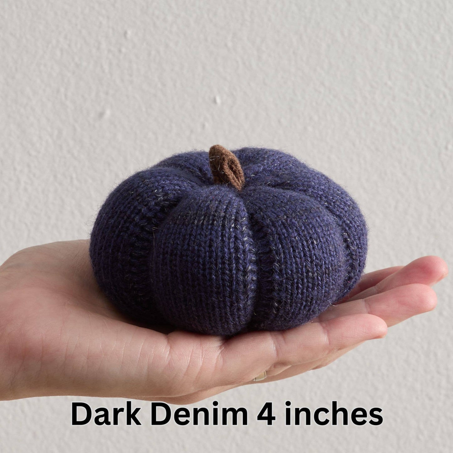 Cozy Knit Pumpkins, variegated yarns, unique autumn colors
