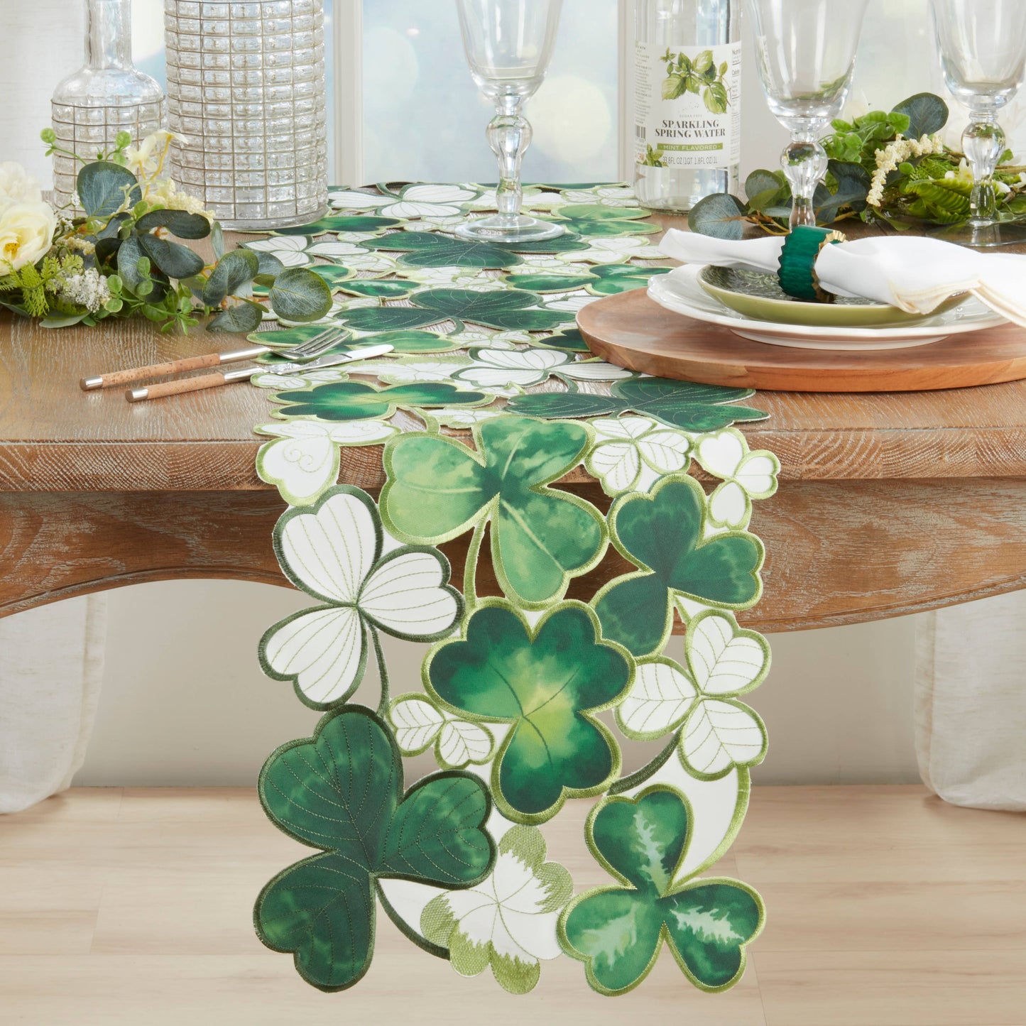 St. Patrick’s Day Clover Table Runner