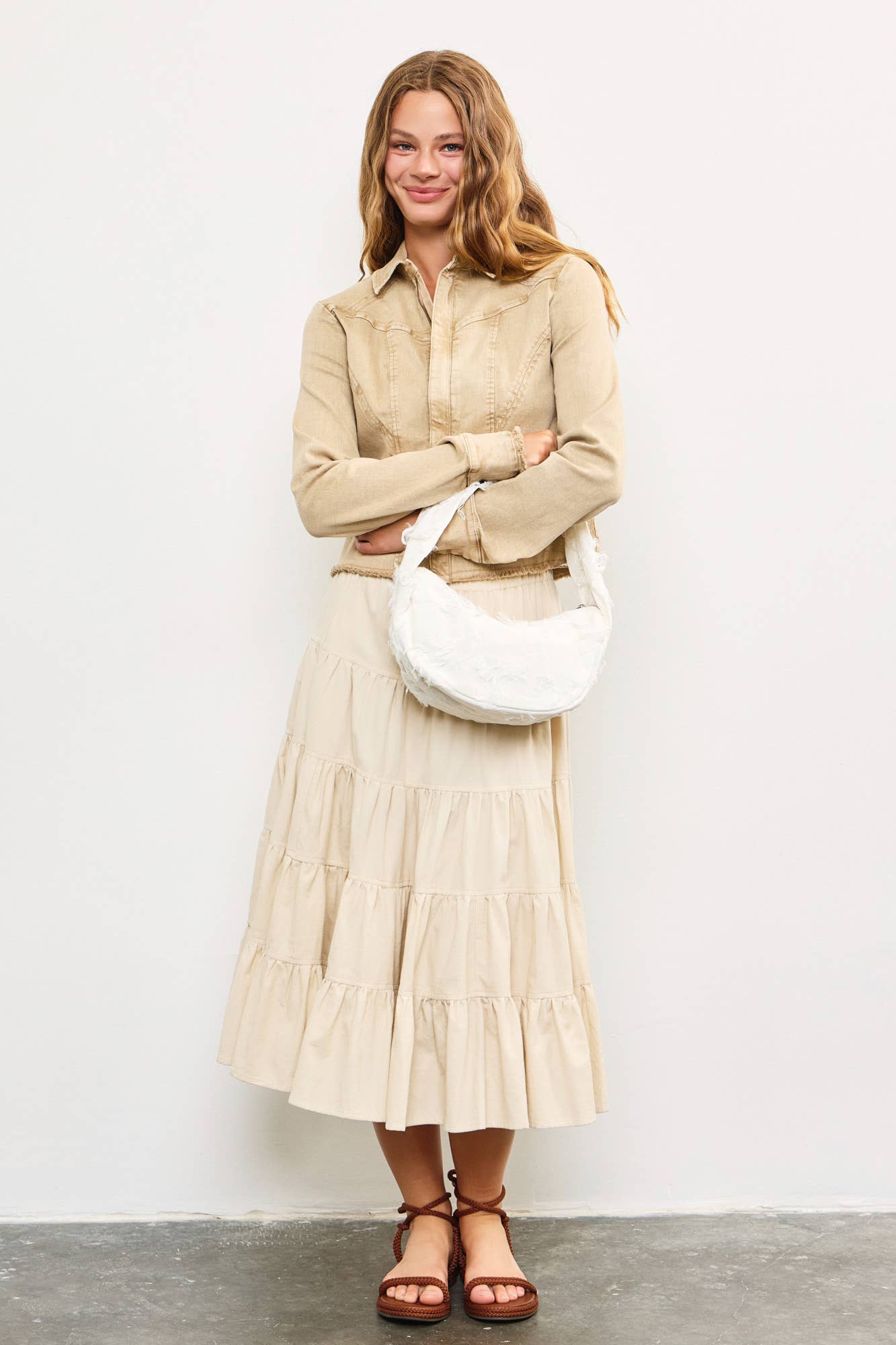 TIERED SKIRT