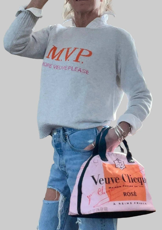 Classic MVP More Veuve Please Cotton Sweater