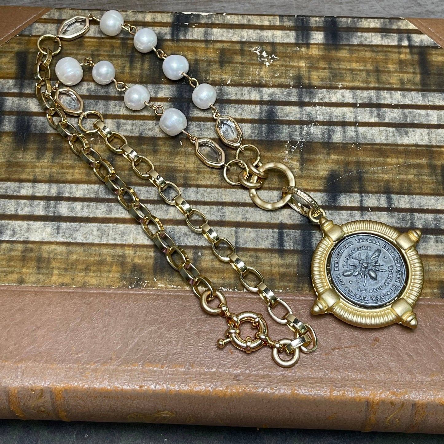 Pearl of the Hive Necklace