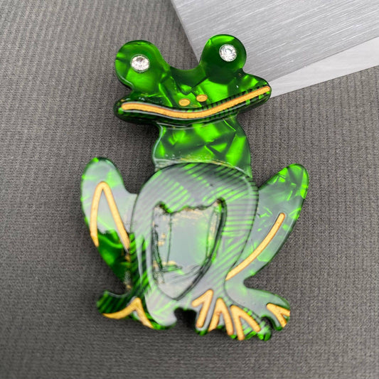 Frog Acrylic Brooch