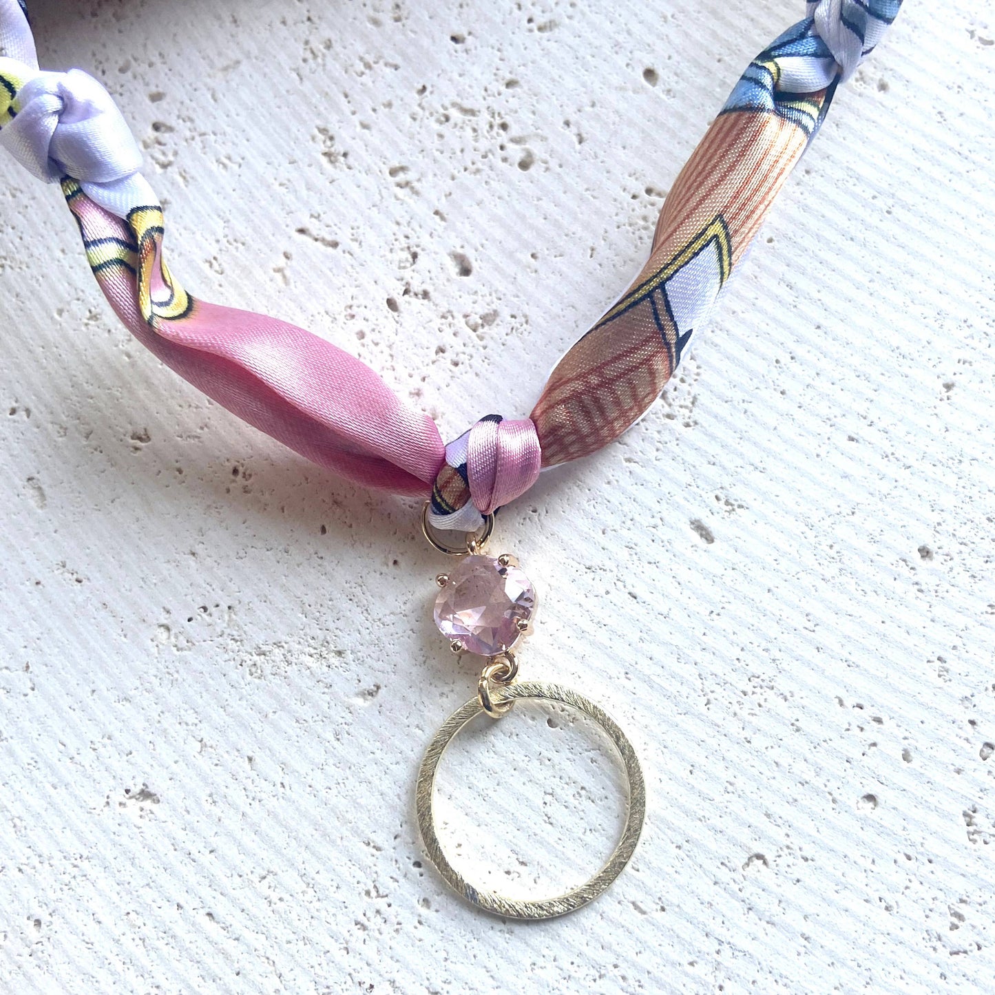 Scarf necklace charms pendants spring summer 2025