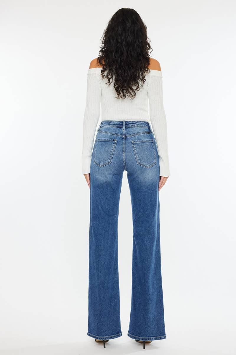 OPEN PACK ULTRA HIGH RISE 90’S FLARE JEANS-KC2578M