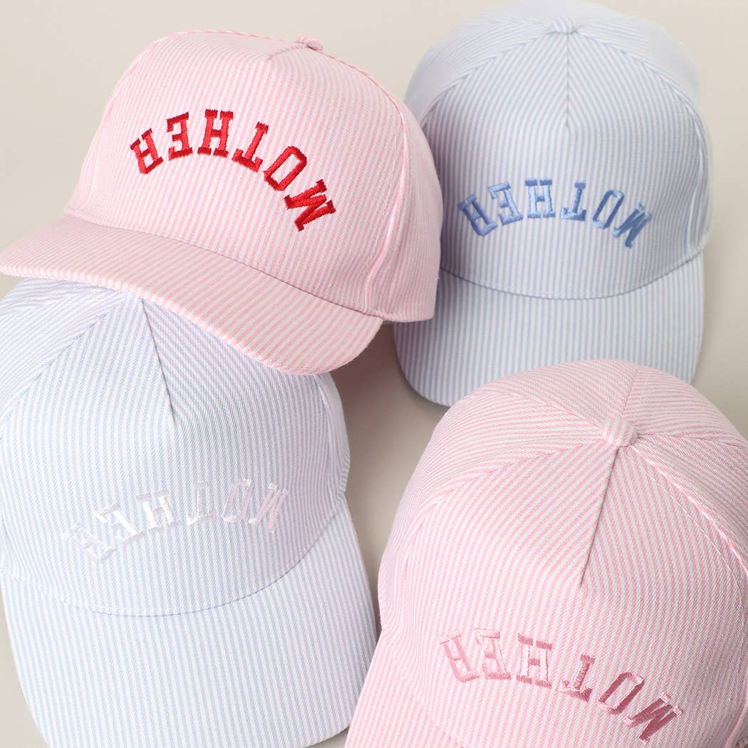 MOTHER UPSIDE DOWN Embroidered Trucker Hat
