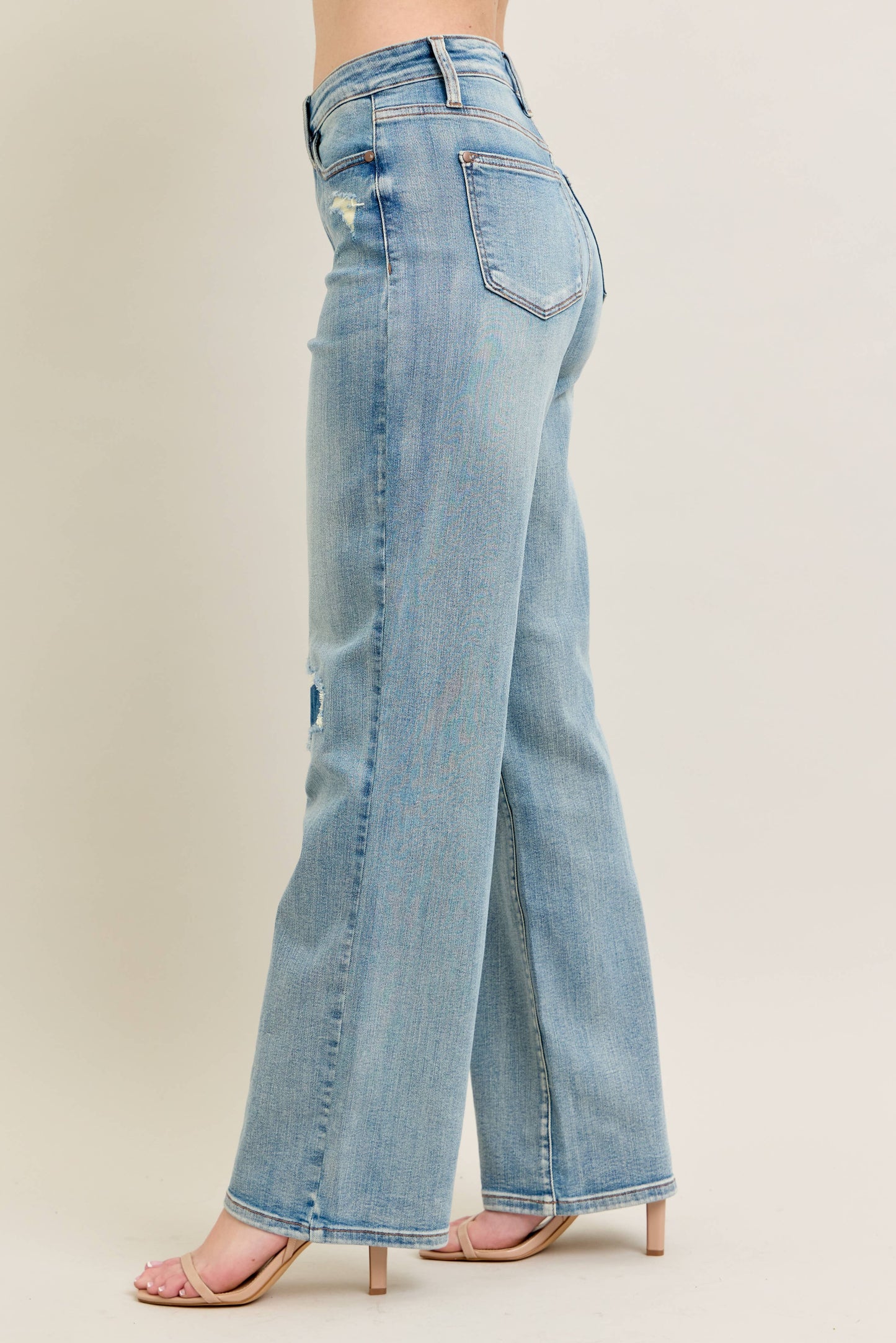 Destroy & Knee Patch Straight