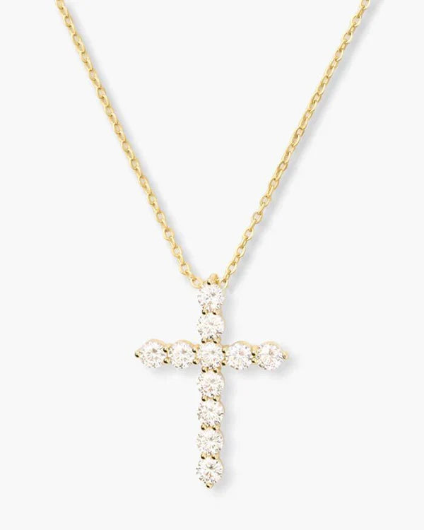 Oh She Fancy Cross Pendant 15"